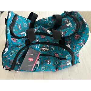 Olympia 21” Weekender Bag with Shoulder Strap Frenchie French Bulldog Terrier